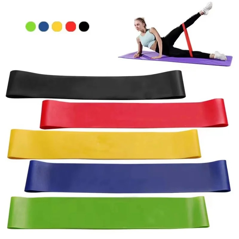 Crossfit Workout Gear - Training Fitness Rubber Resistance Bands Yoga