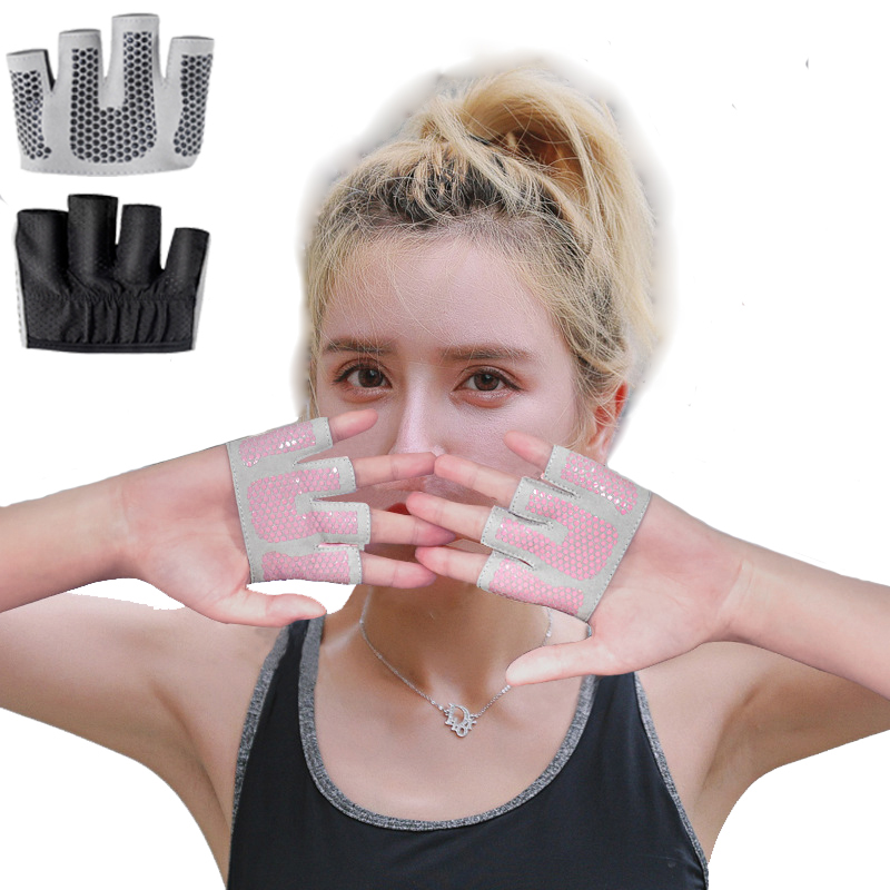 Crossfit Workout Gear - Gym Fitness Half Finger Gloves Men