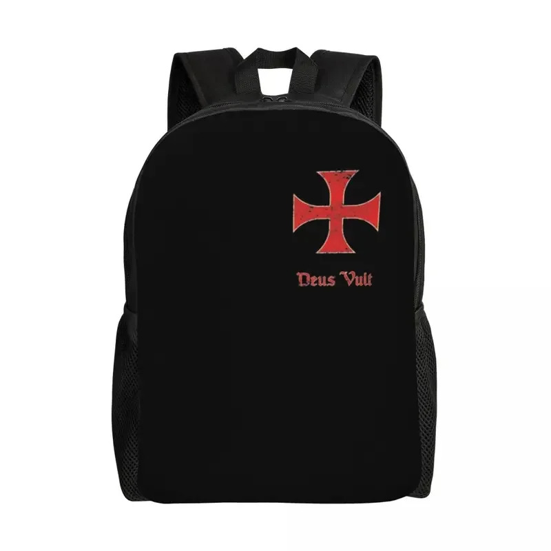 Crossfit Youtube - Templar Deus Vult Backpack For Girls