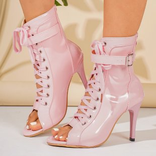 Crossfit Youtube - Large Size High-heeled Sandals for Women,