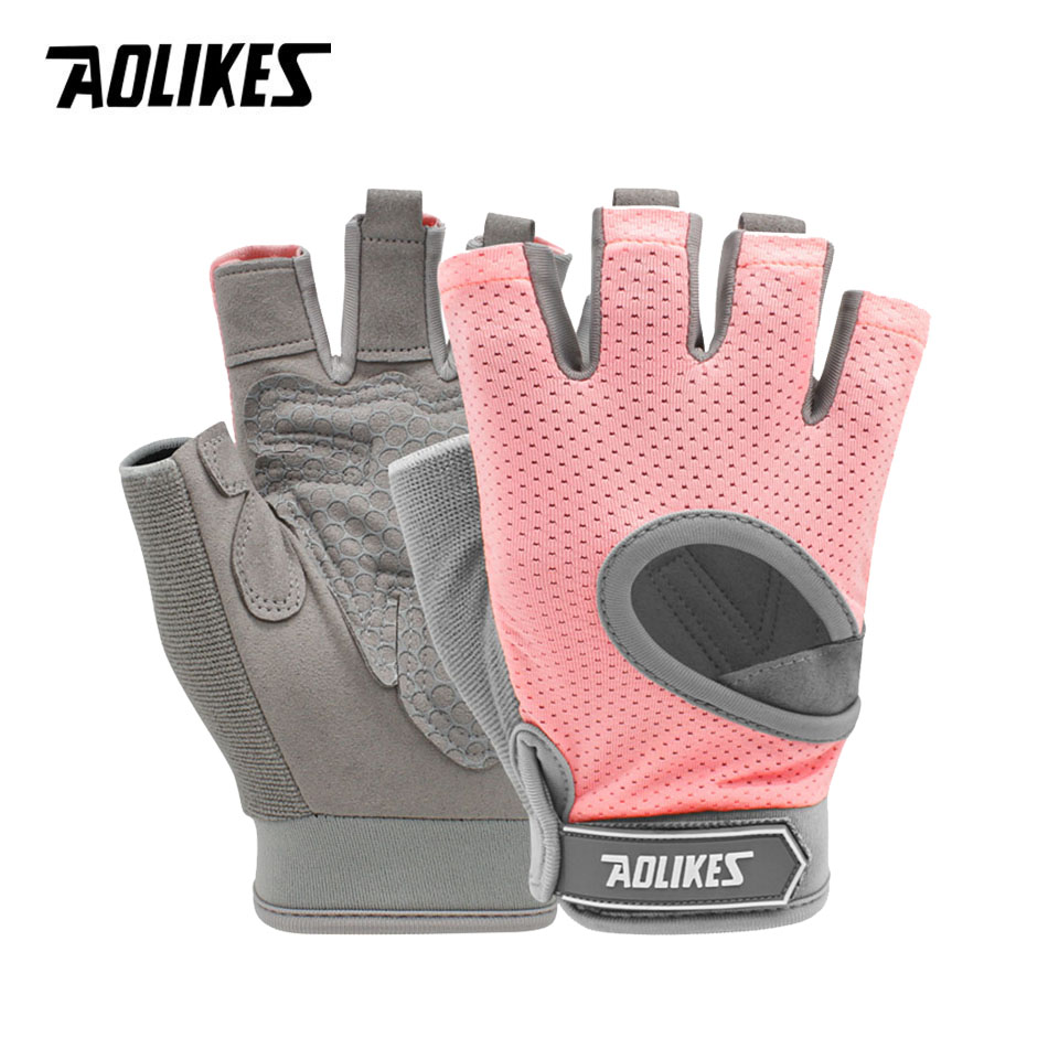 Crossfit Workout Gear - AOLIKES 1 Pair Gym Gloves Body