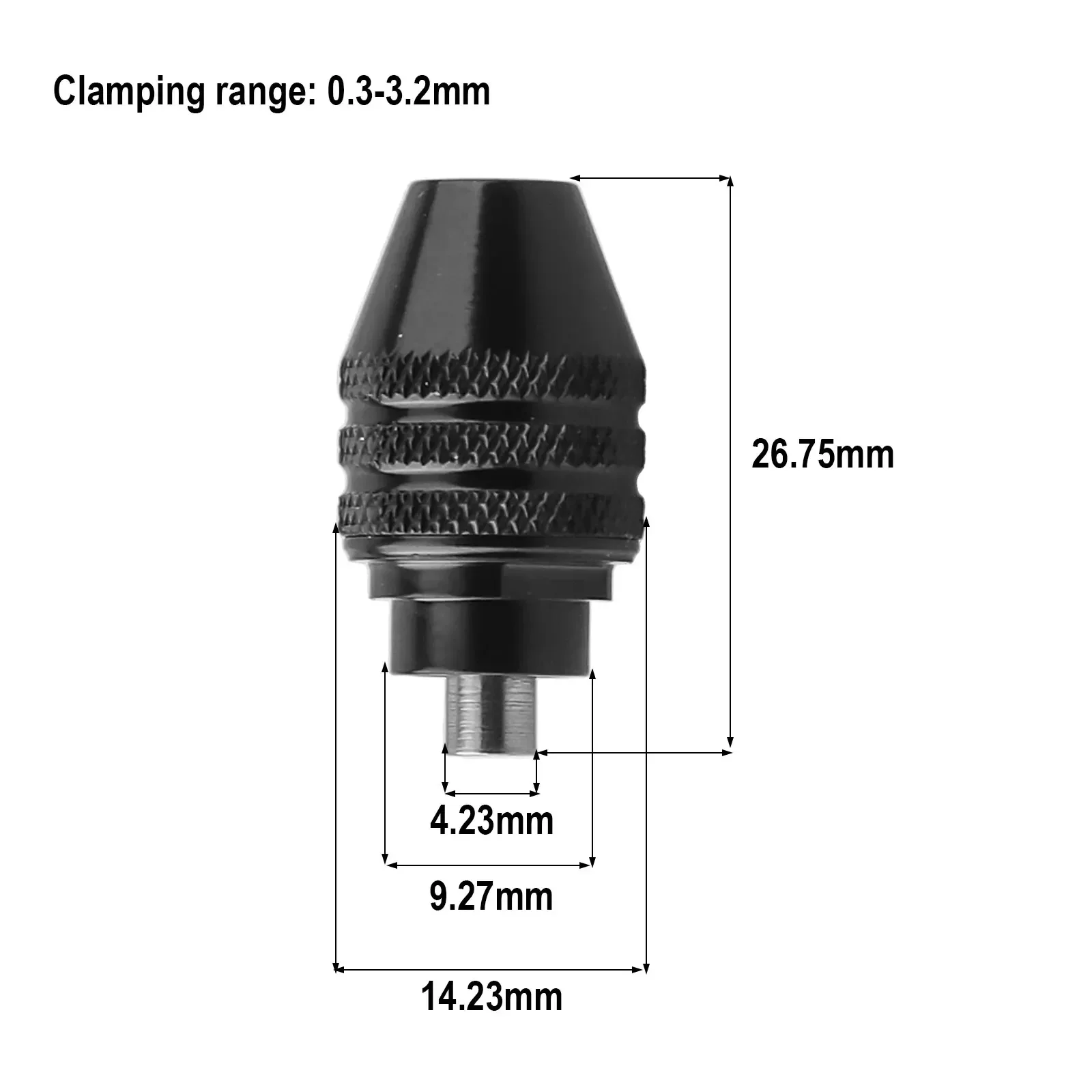 Crossfit Machine - 1pc 0.3-3.2mm Multi Drill Chuck For