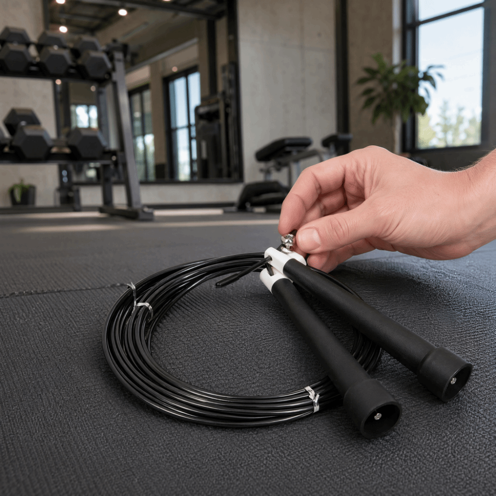 Skipping Rope Pvc - Portable Steel Wire Jump Rope Tangle-Free