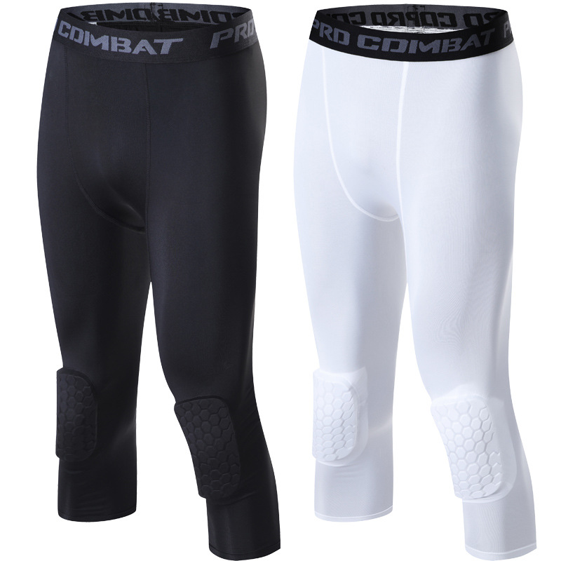 Crossfit Victory - Men Compression Sport Cropped Pants Running