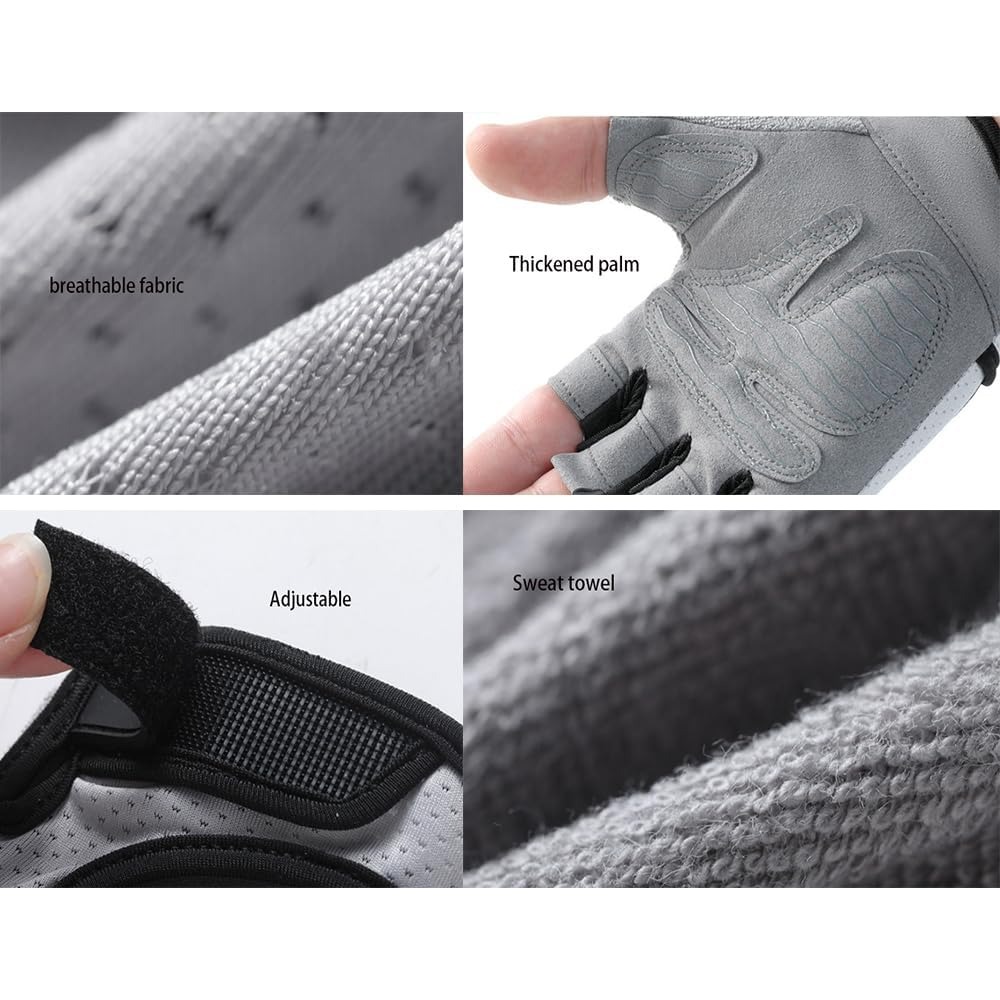 Fingerless Workout Gloves for  - огляд і ціна Crossfit Training