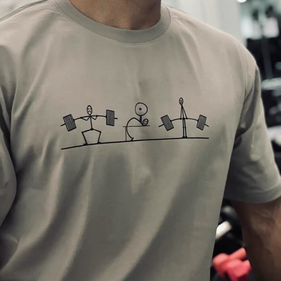 Men's Gym Workout Stick Figure - огляд і ціна Crossfit Mayhem