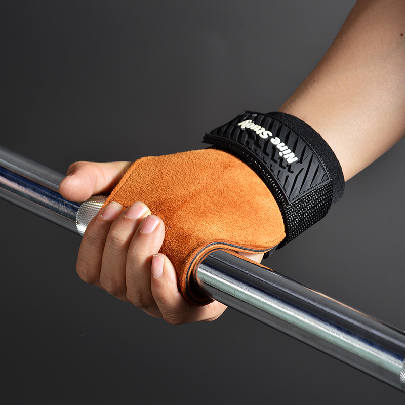 Cowhide Gym Grips Gloves Weigh - огляд і ціна Crossfit Workout Gear