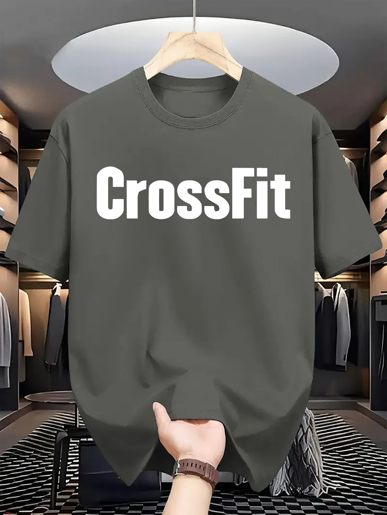 Men's Summer 100% Cotton Casua - огляд і ціна Crossfit Mayhem