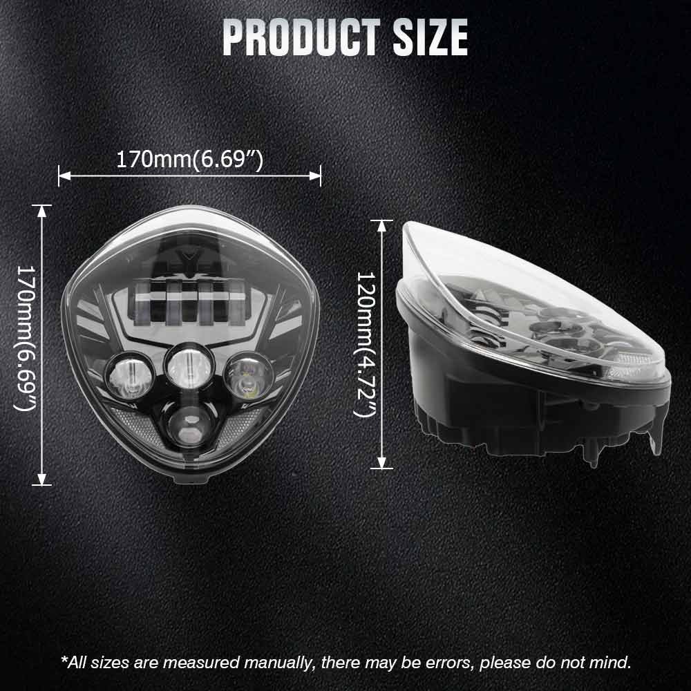 Motorcycle Headlight Hi/Lo Hea - огляд і ціна Crossfit Victory