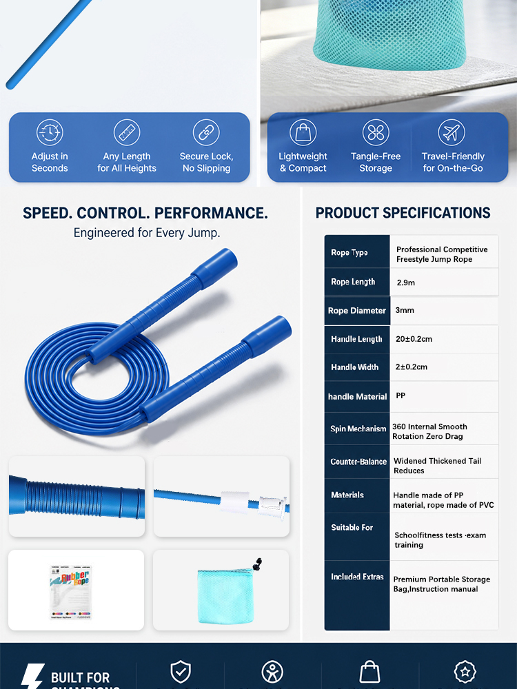 YUEDONG Speed Jump Rope Adjust - огляд і ціна Skipping Rope Pvc