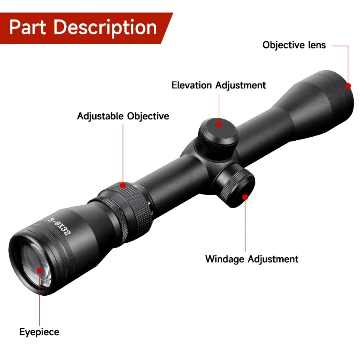 3-9X32 Tactical Optical Rifles - огляд і ціна Crossfit Training