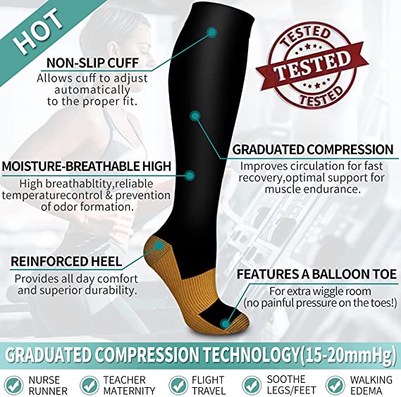 Size S-XXL Compression Socks M - огляд і ціна Crossfit Training