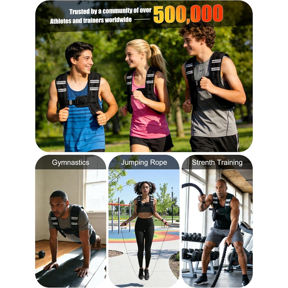Fitness Weighted Vest Pre-Fill - огляд і ціна Crossfit Weight Vest
