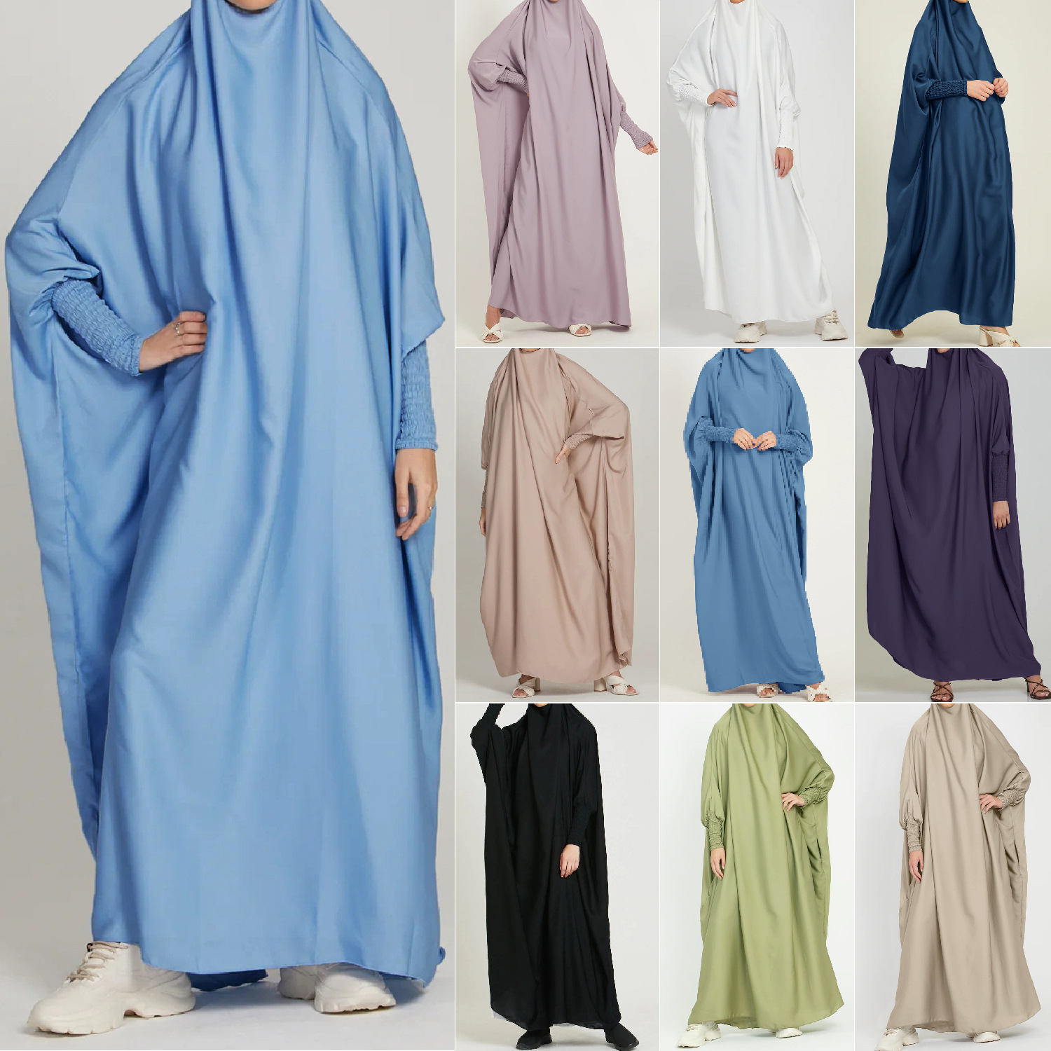 Solid Color Robe Dress Long Dr - огляд і ціна Crossfit Indonesia