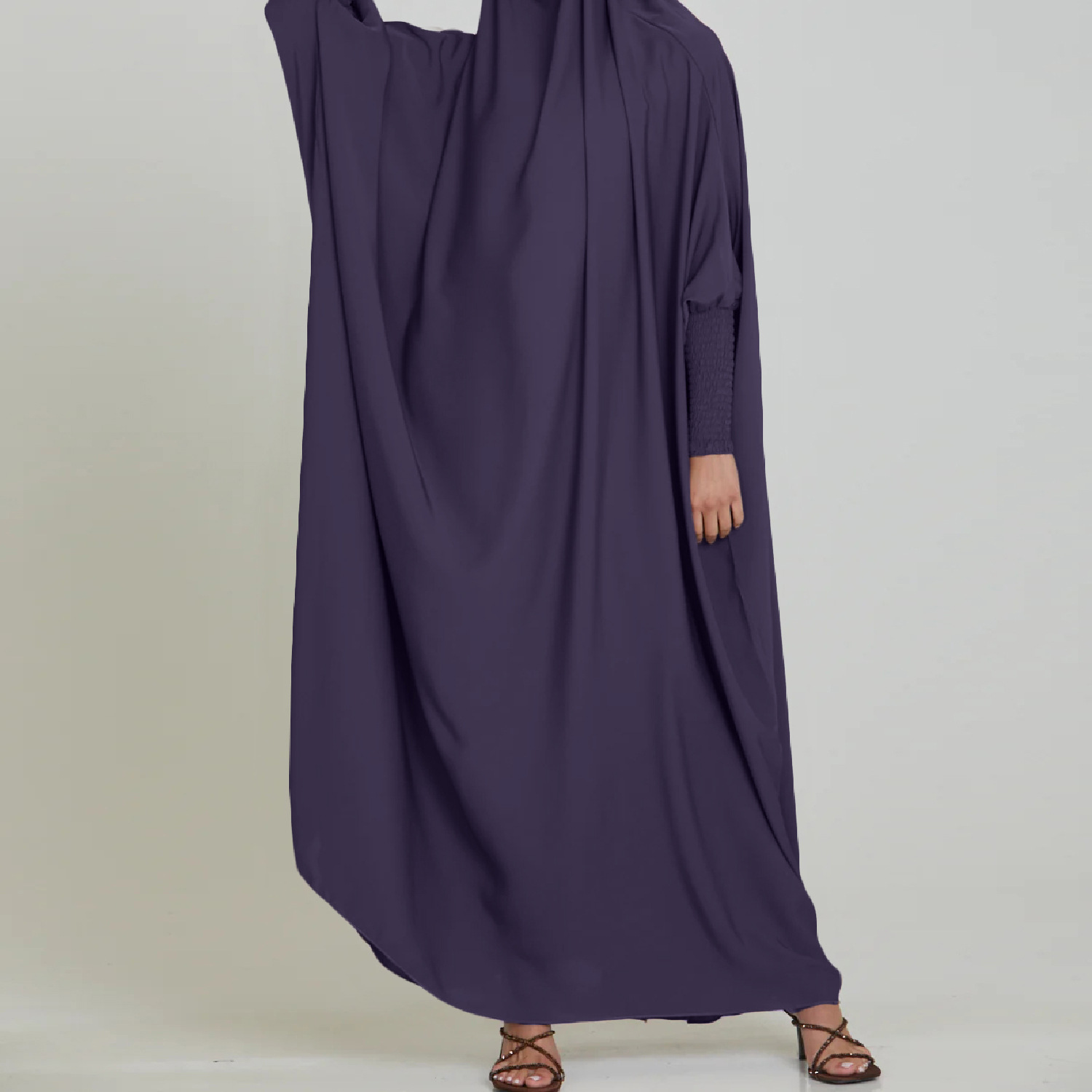 Solid Color Robe Dress Long Dr - огляд і ціна Crossfit Indonesia