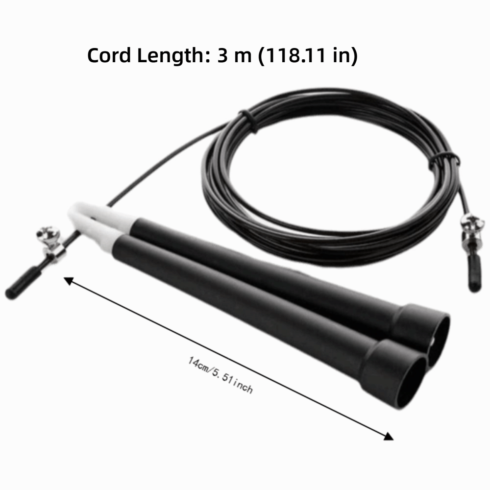 Portable Steel Wire Jump Rope  - огляд і ціна Skipping Rope Pvc